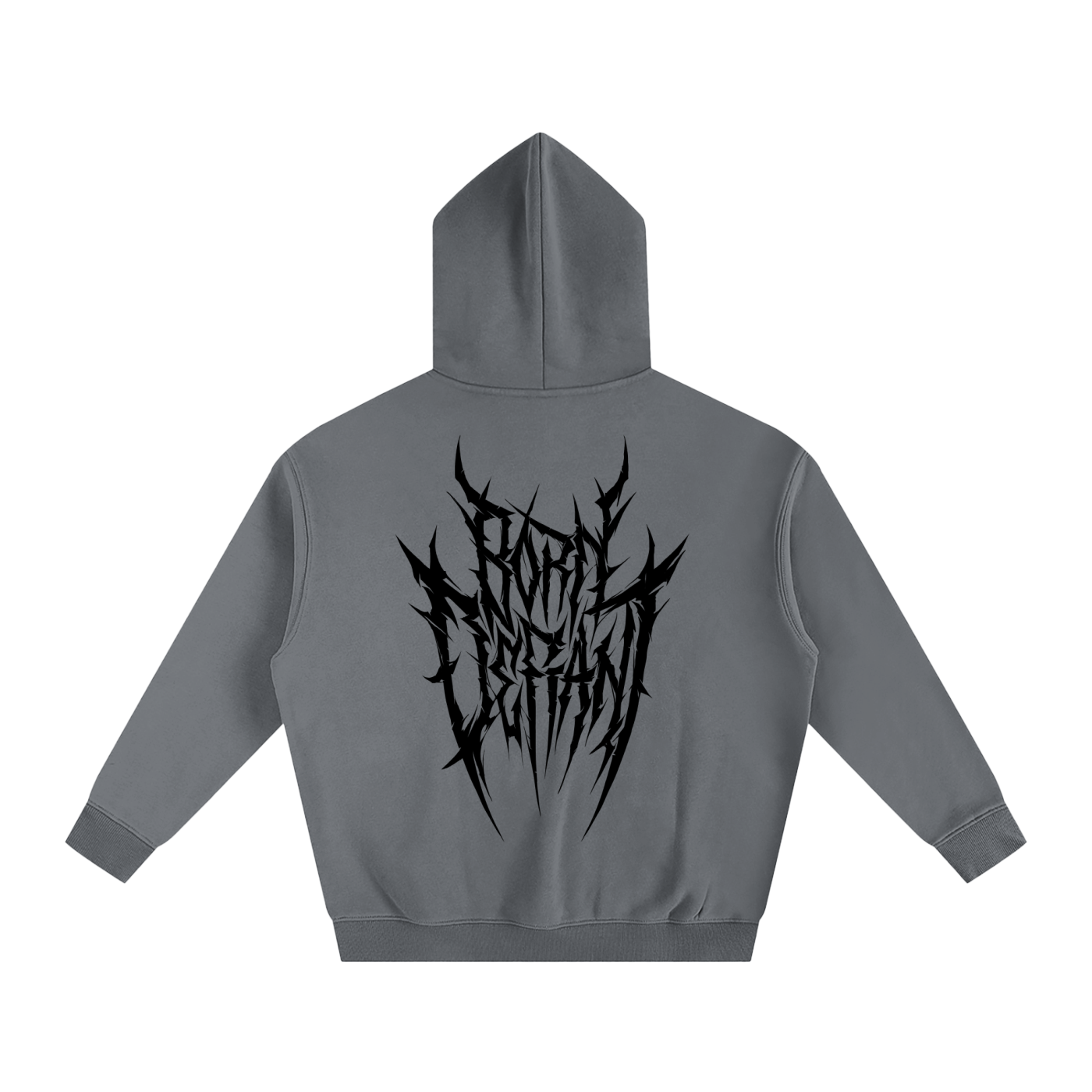 Born Defiant Hoodie - Gothic Black