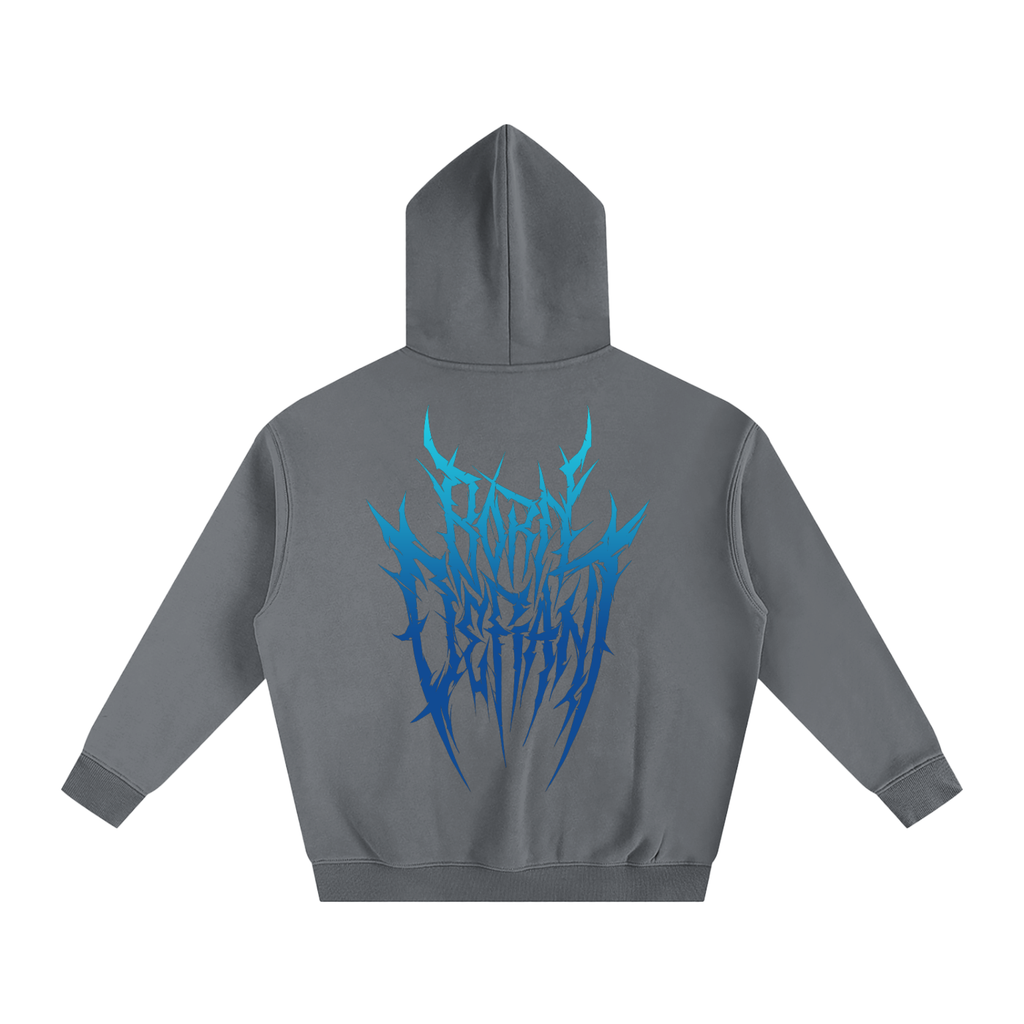 Born Defiant Hoodie - Gothic Blue