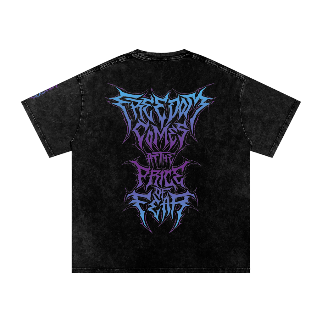 Oversized Washed Tee - Void