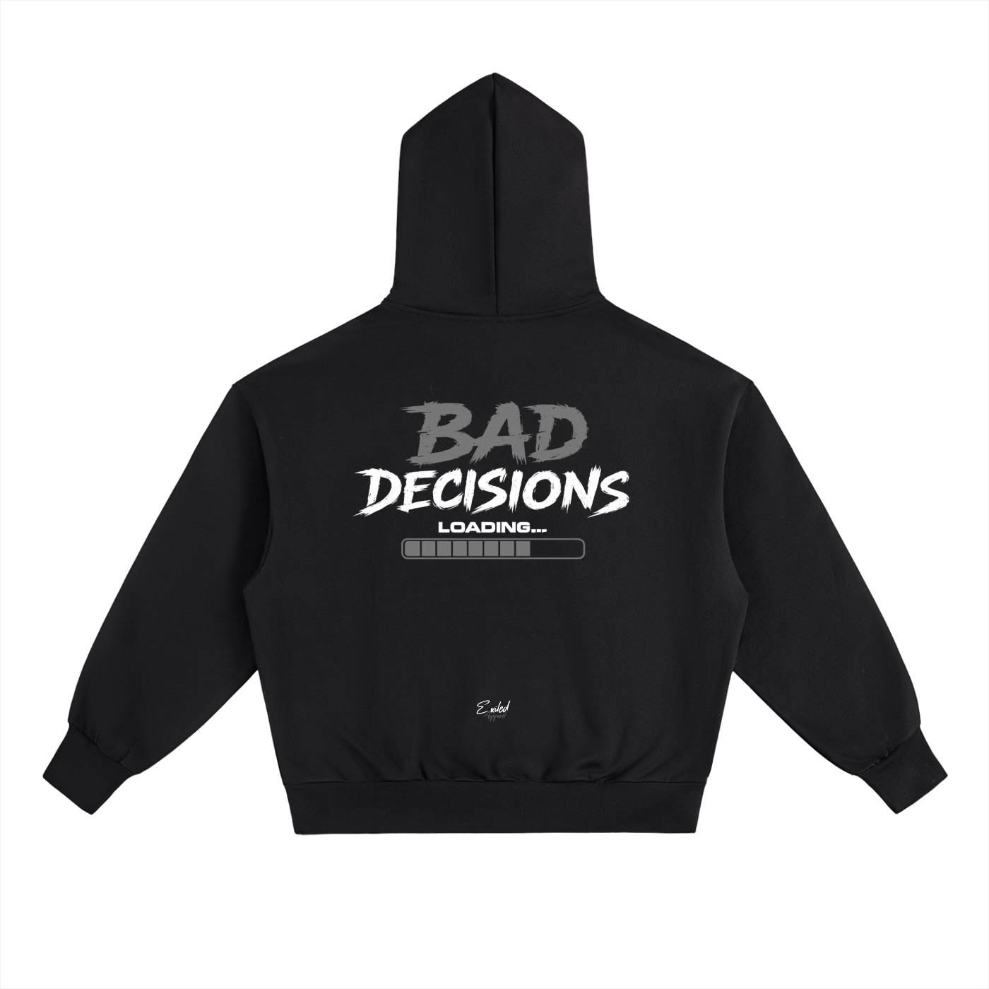 Bad Decisions Heavy Weight Hoodie - Gray