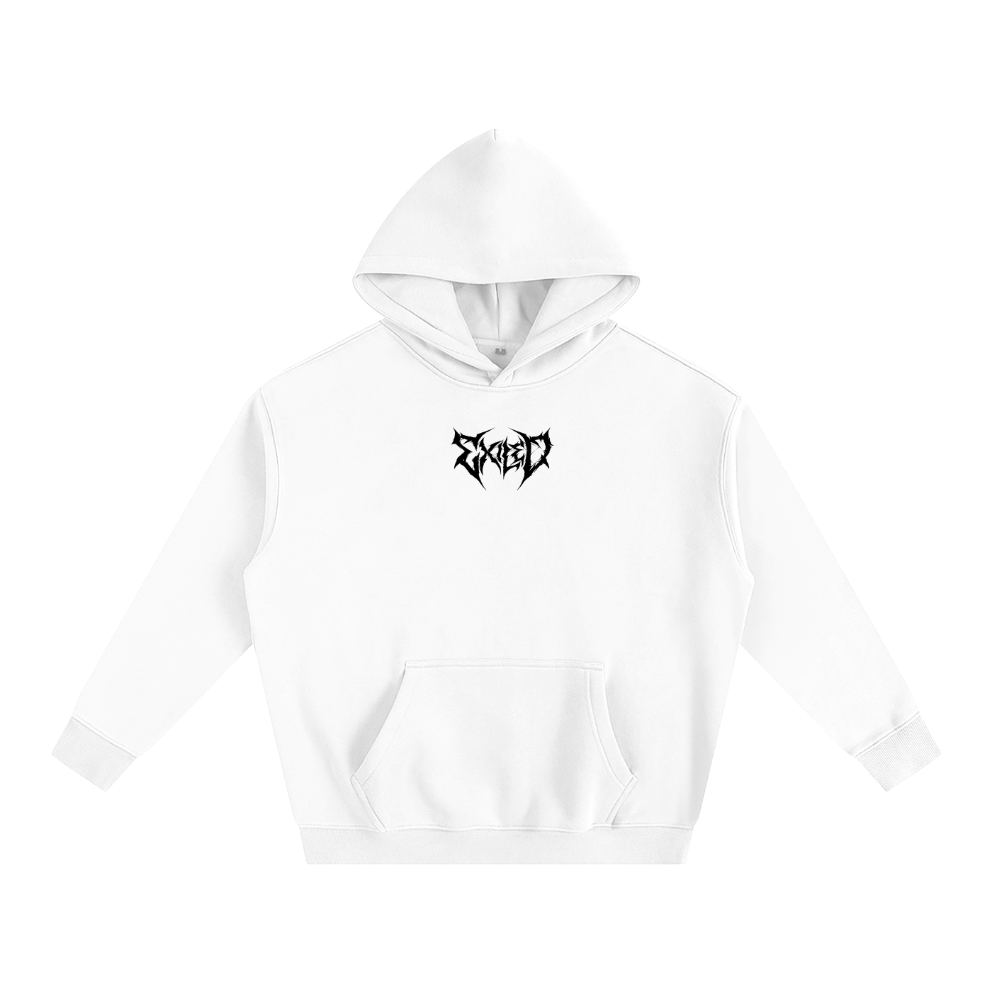 Minimalist Hoodie - Black Text