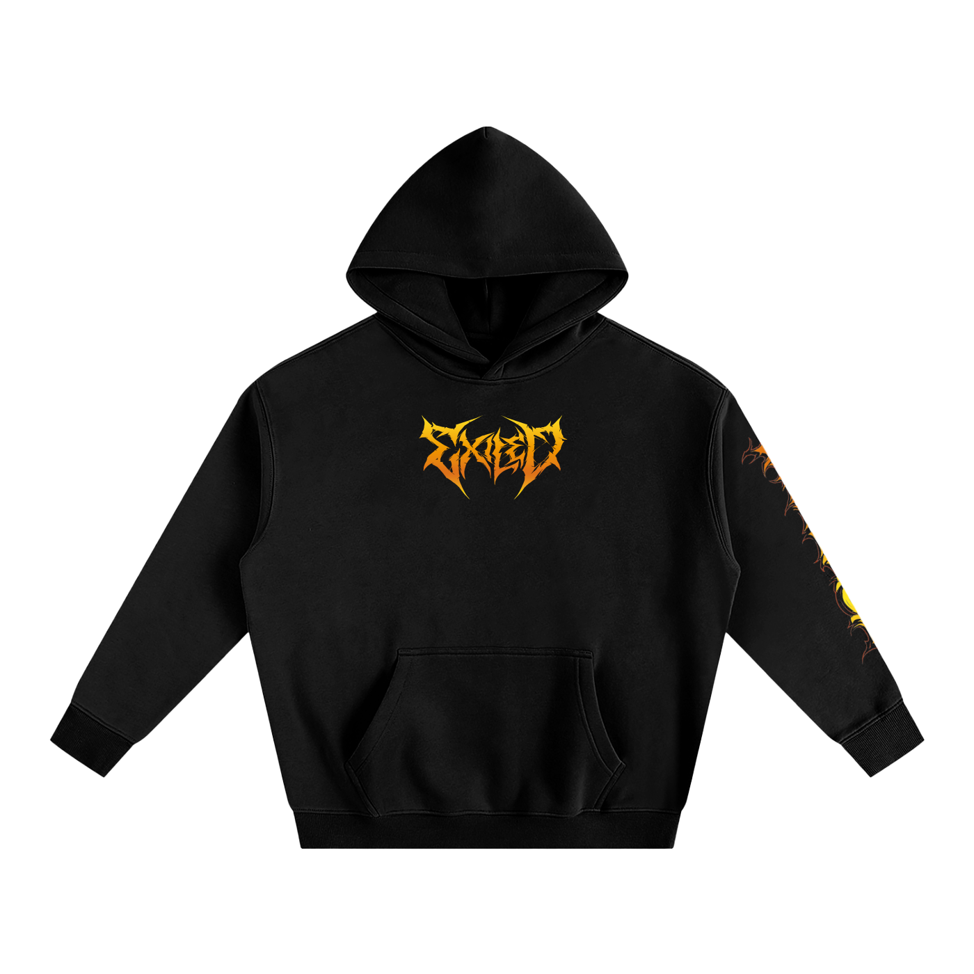 Oversized Hoodie - Sunset Orange
