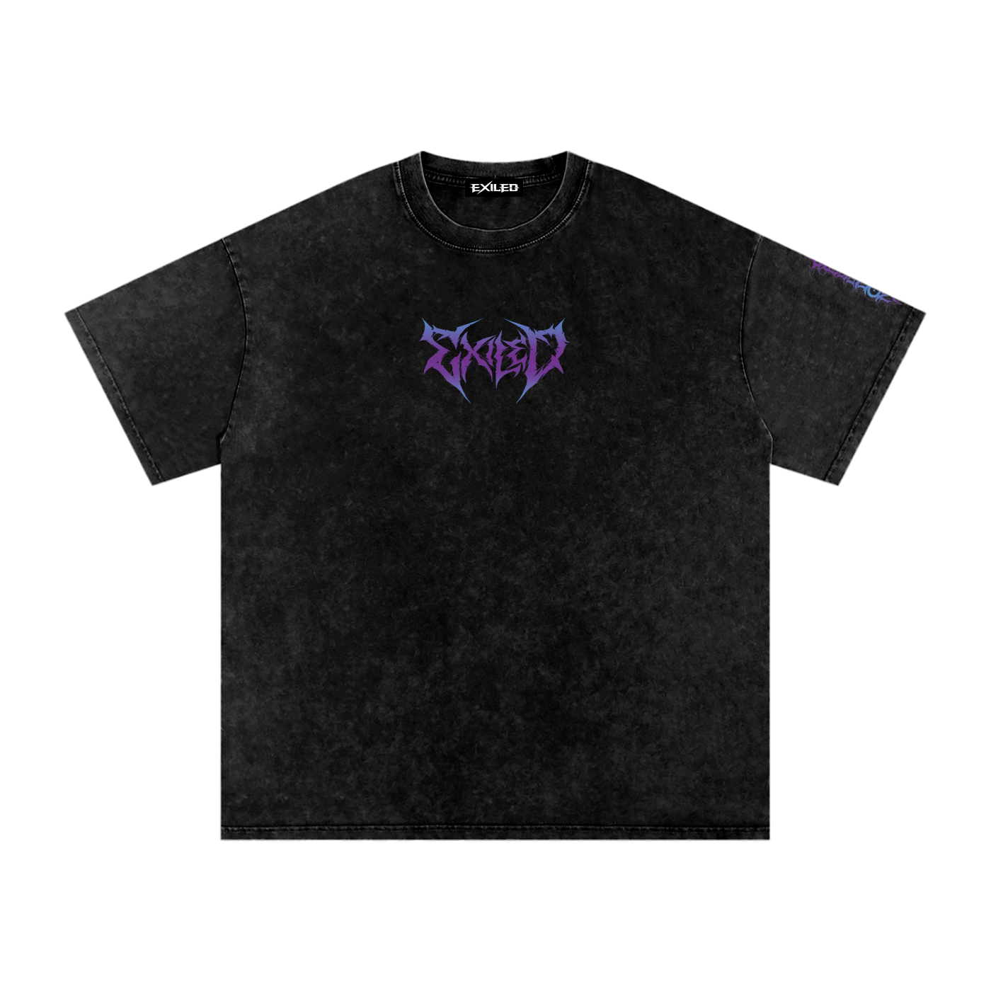 Oversized Washed Tee - Void