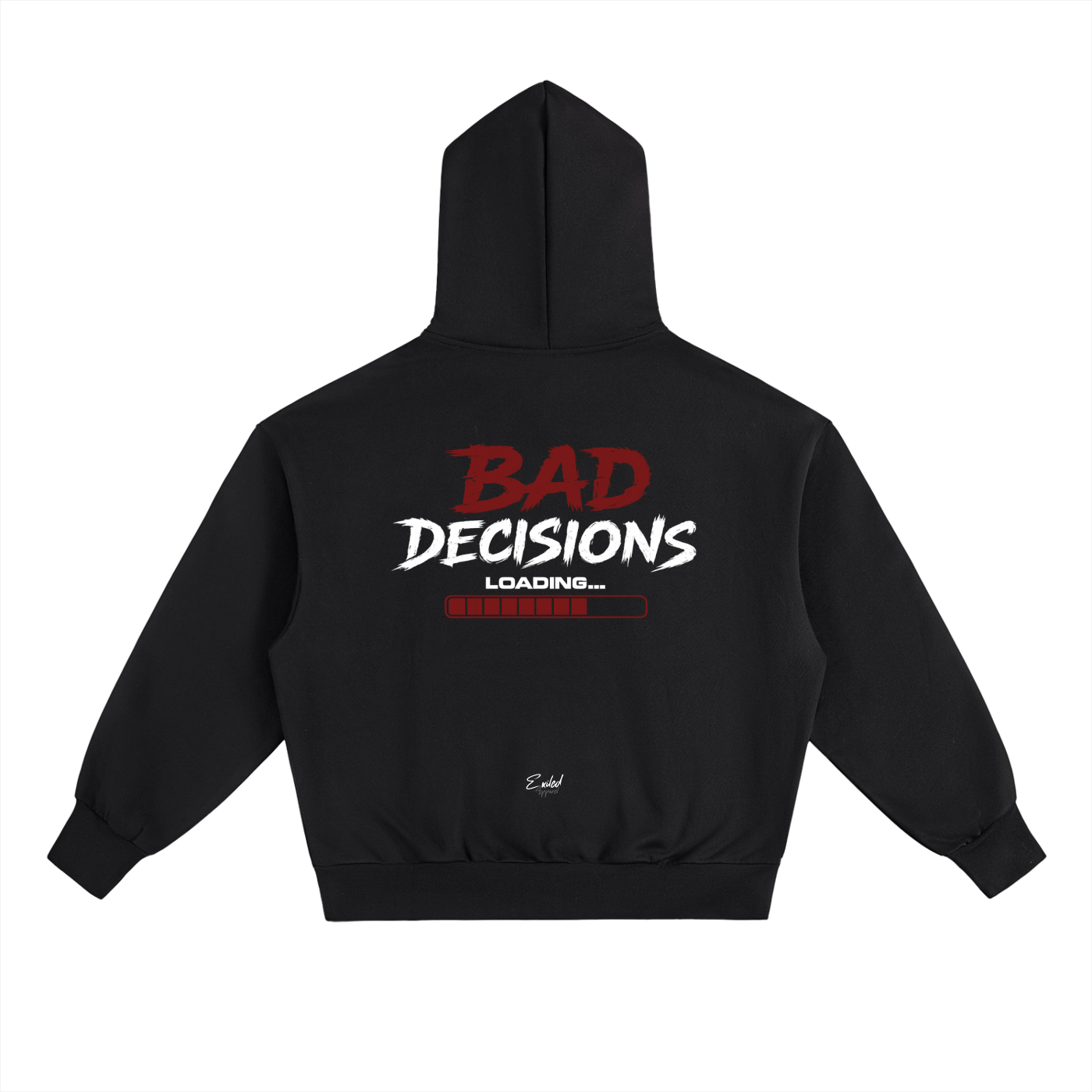 Bad Decisions Heavy Weight Hoodie - Red