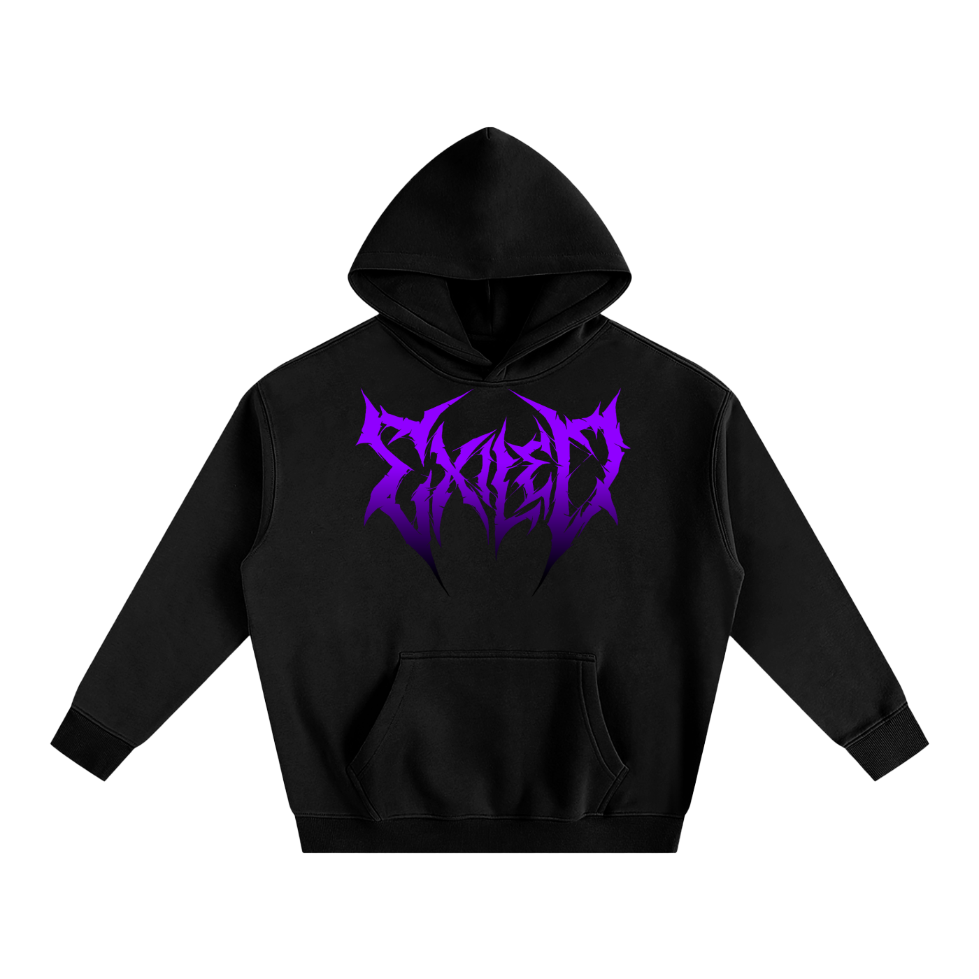 Born Defiant Hoodie - Gothic Purple