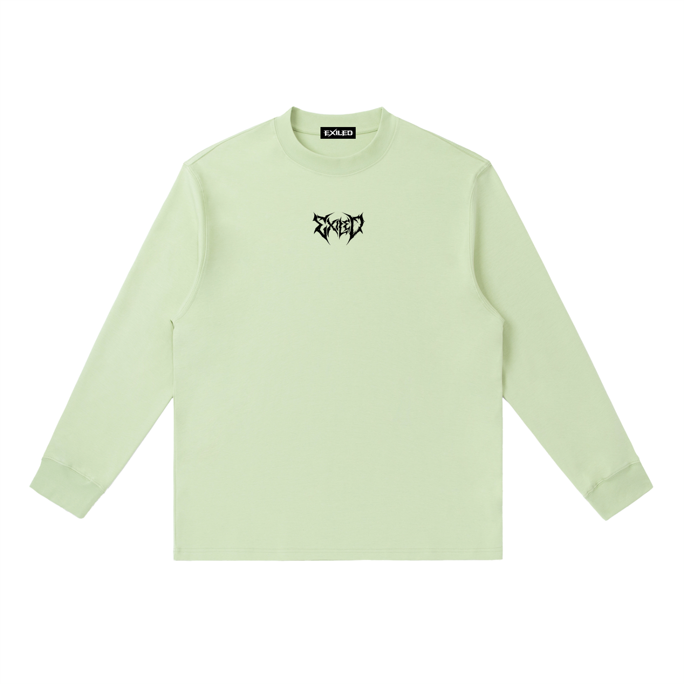 Long-Sleeve T-Shirt - Black Text