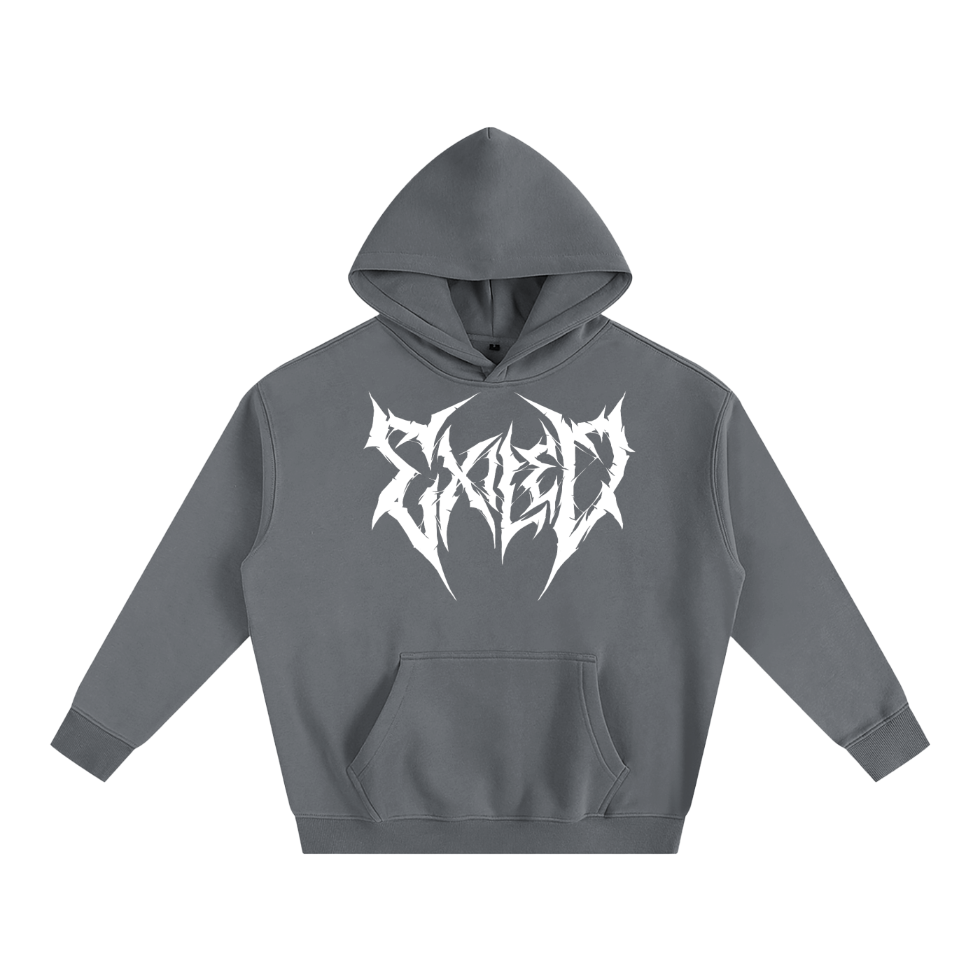 Born Defiant Hoodie - Gothic White
