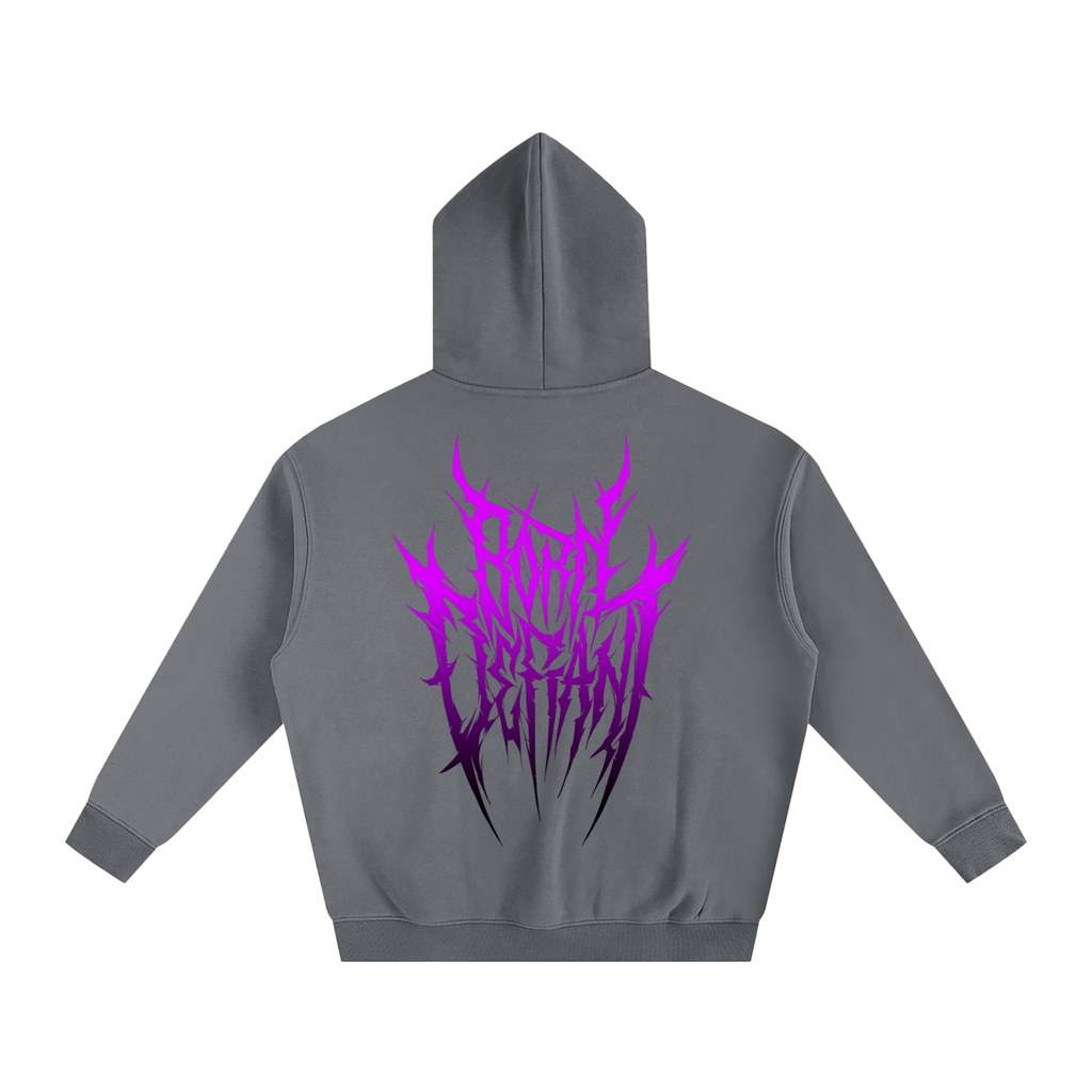 Born Defiant Hoodie - Gothic Pink