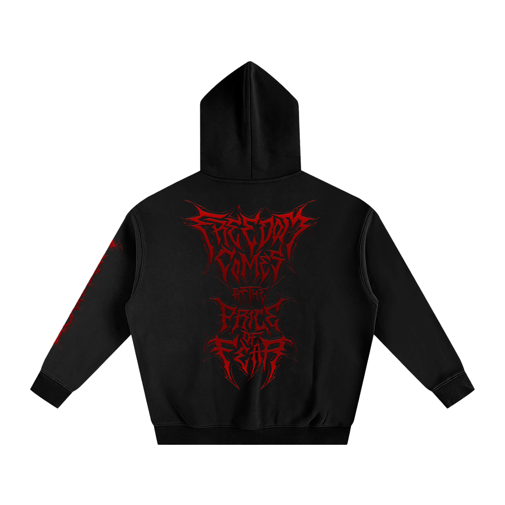 Oversized Hoodie - Infinite Red