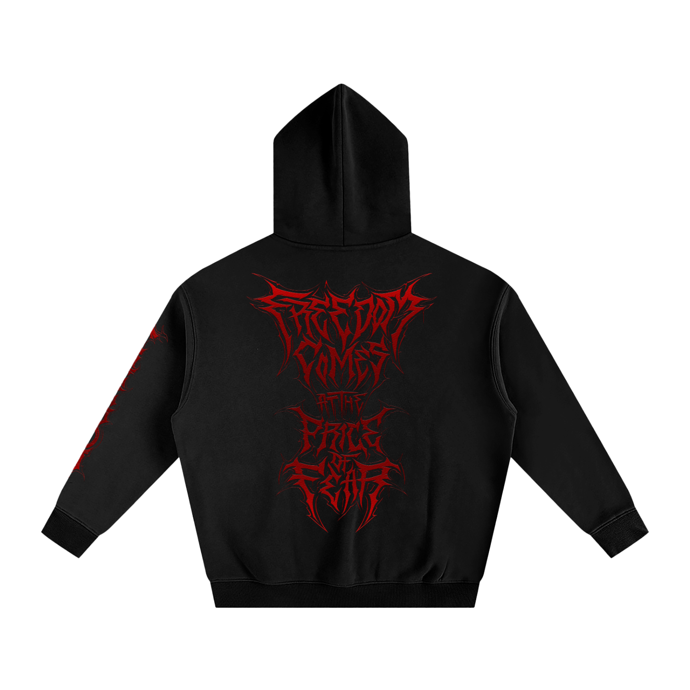 Oversized Hoodie - Infinite Red