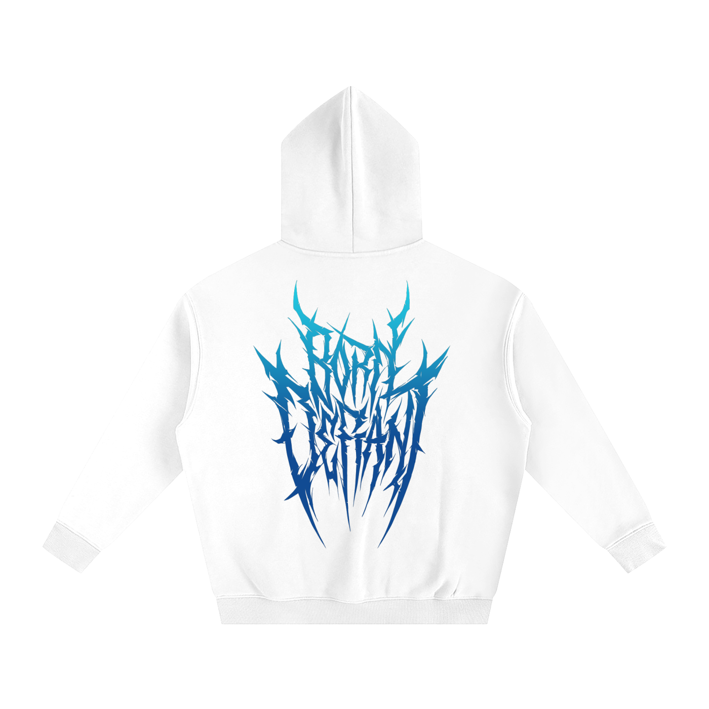 Born Defiant Hoodie - Gothic Blue