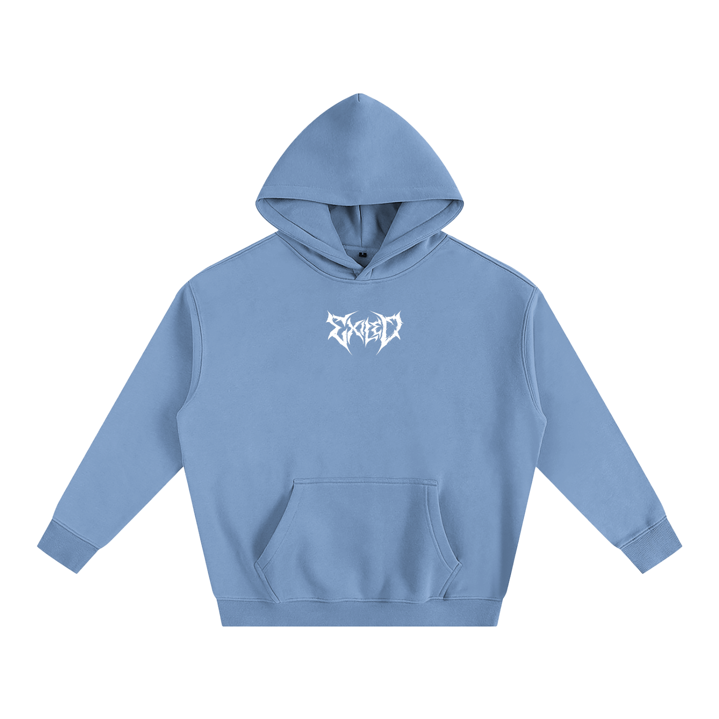 Minimalist Hoodie - White Text