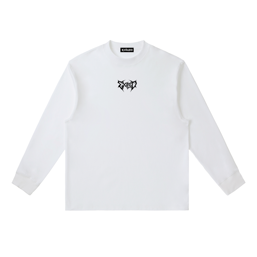 Long-Sleeve T-Shirt - Black Text