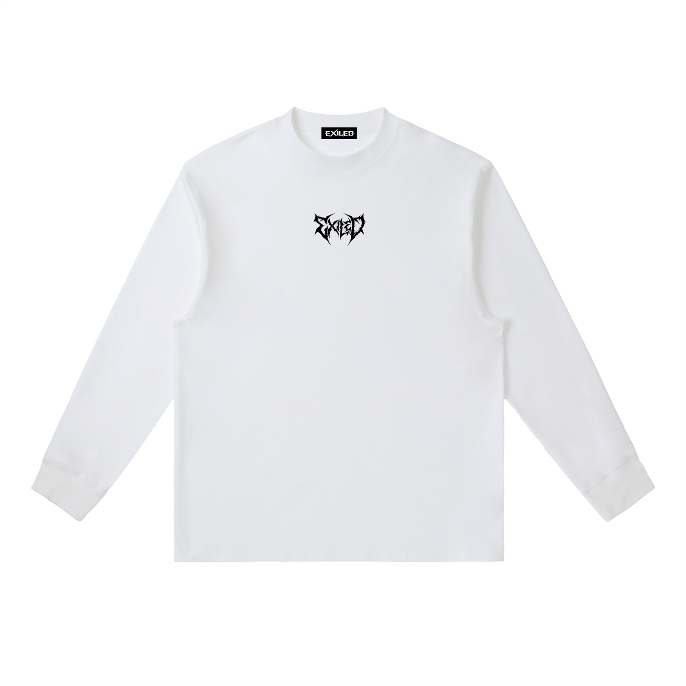 Long-Sleeve T-Shirt - Black Text