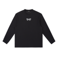 Long-Sleeve T-Shirt - White Text