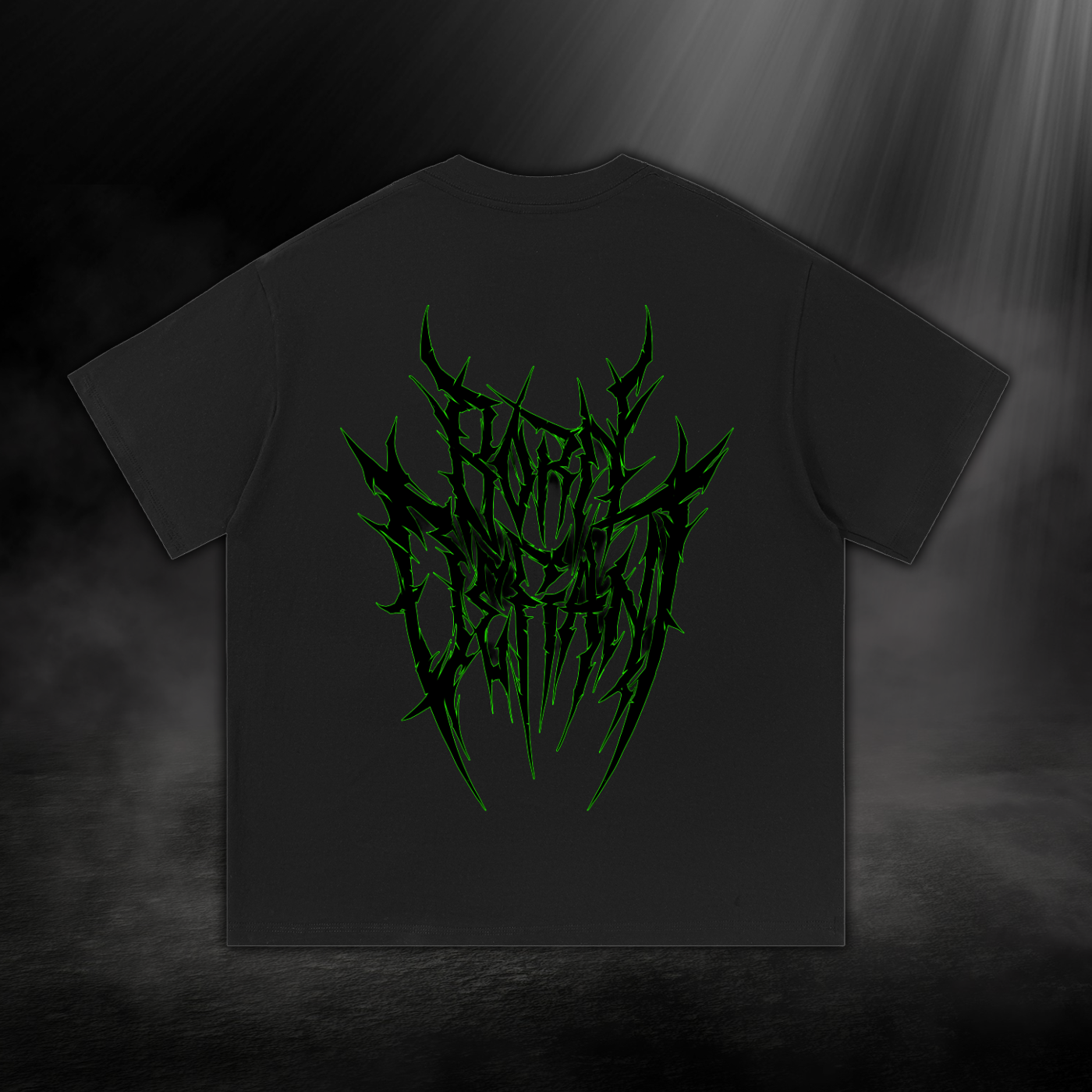 Born Defiant - Green Outlined Tee