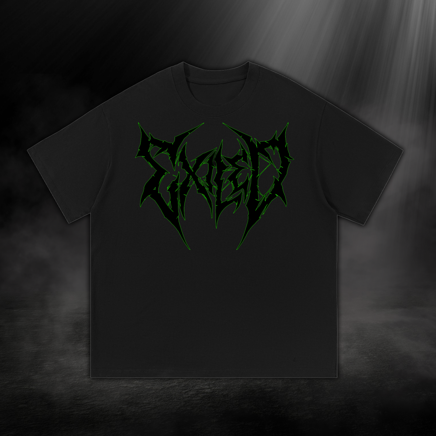 Born Defiant - Green Outlined Tee