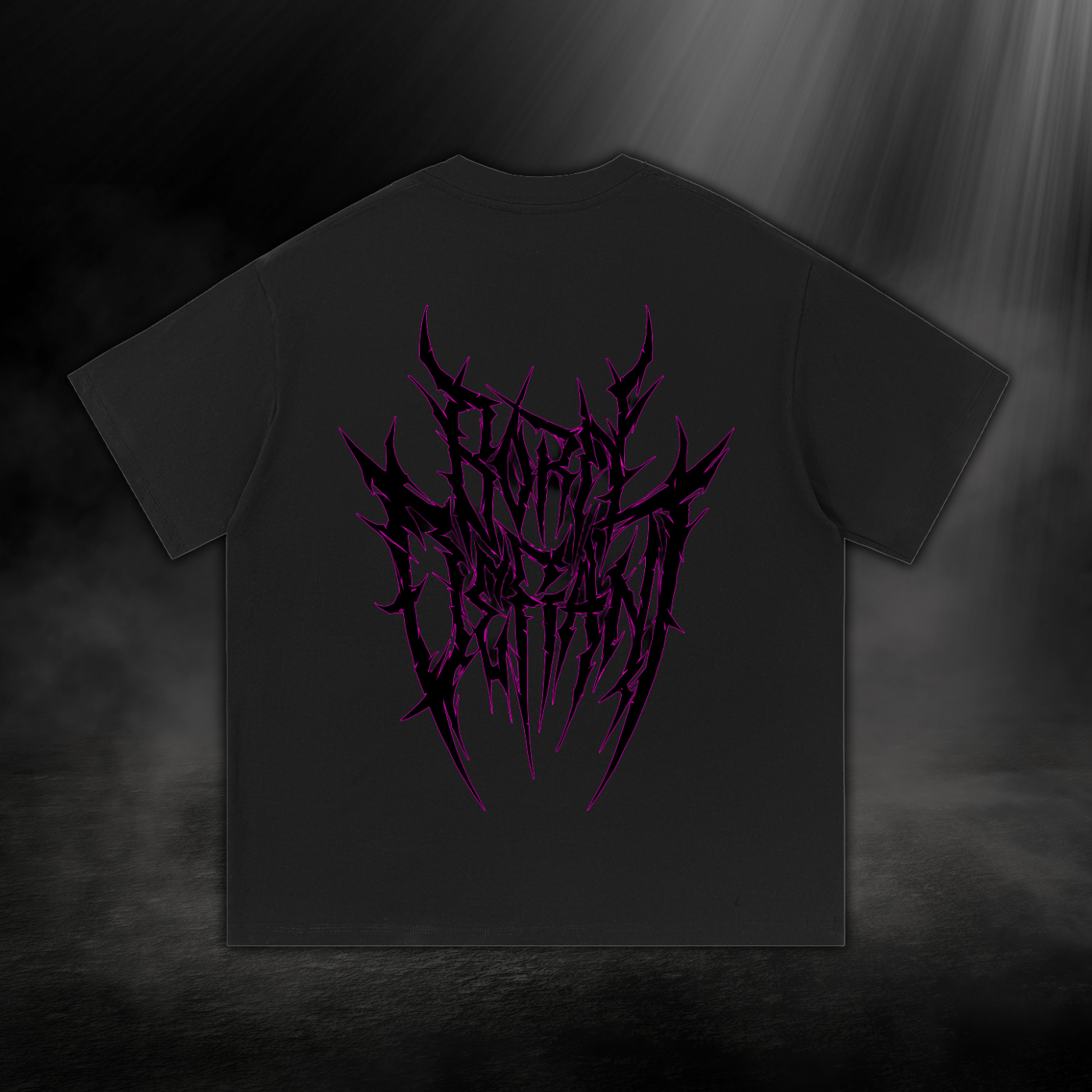 Born Defiant - Purple Outlined Tee