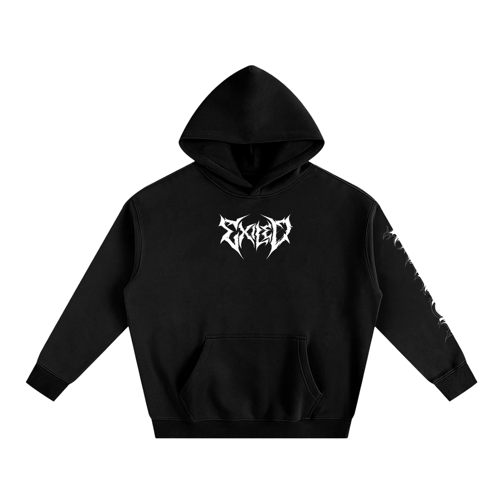 Oversized Hoodie - Gothic White