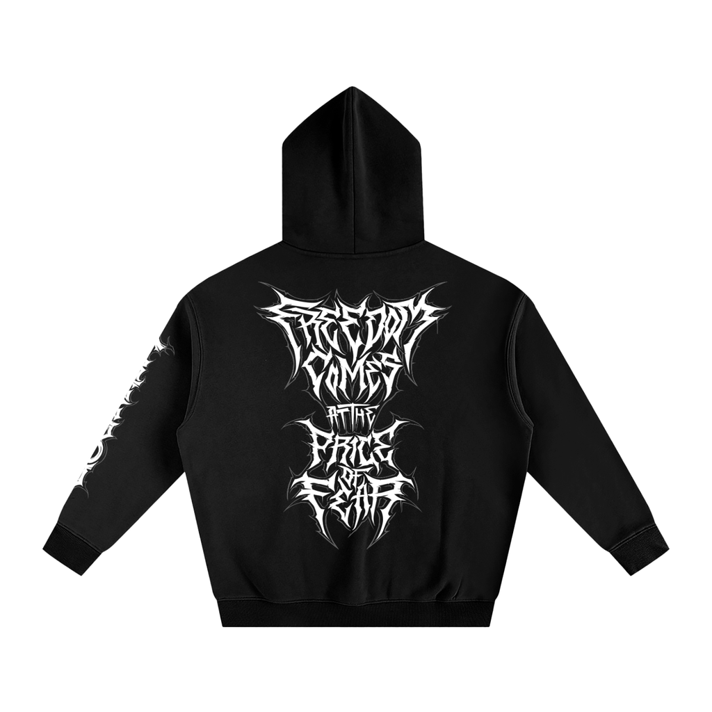 Oversized Hoodie - Gothic White