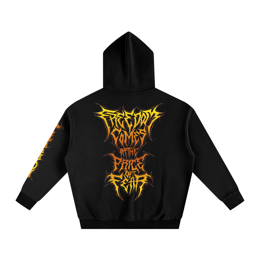 Oversized Hoodie - Sunset Orange