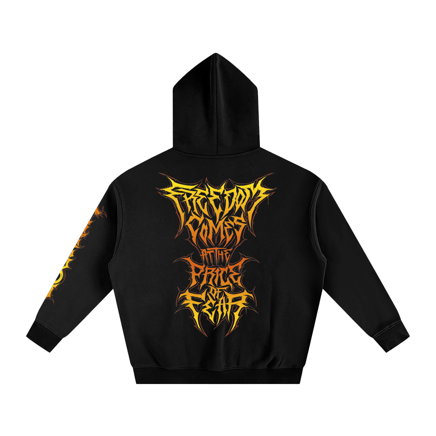 Oversized Hoodie - Sunset Orange